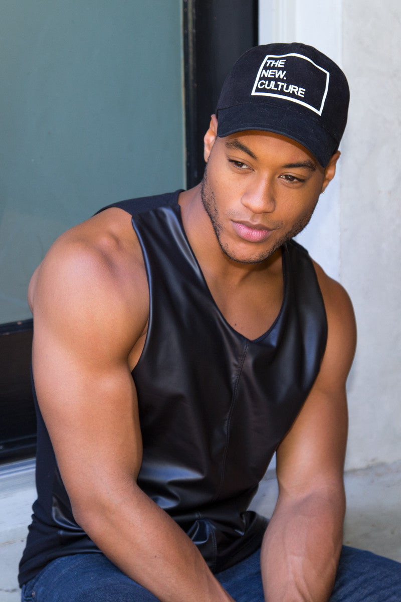 Hanging Out in the Leather Panel Tank