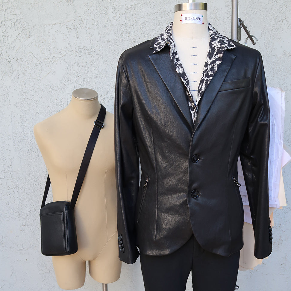 Introducing the Saint Lambskin Blazer: Be a bad-ass piece of eye-candy at your next event.