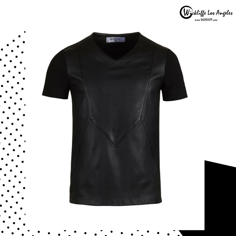 NEW Donovan Leather T-Shirt