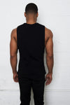 LEONCE FAUX LEATHER TANK TOP